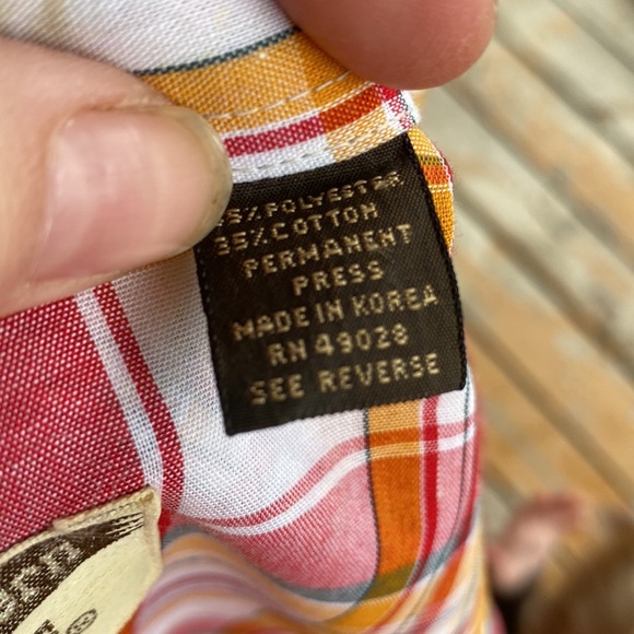 Authentic Western plaid rodeo Youngblood’s size medium 15-15.5 - Picture 7 of 8